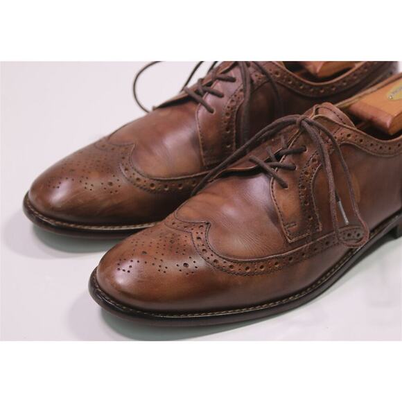 John Varvatos Light Brown Wingtip Oxford Leather Dress Shoes Men\'s US 9 M main image 5